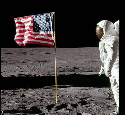 美国当时登月的照片应该是假的