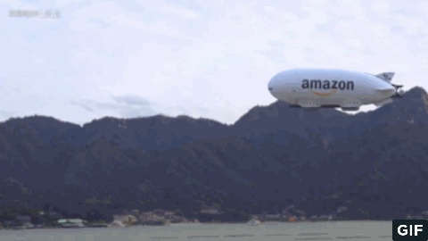 亚马逊空中航母无人机快递!